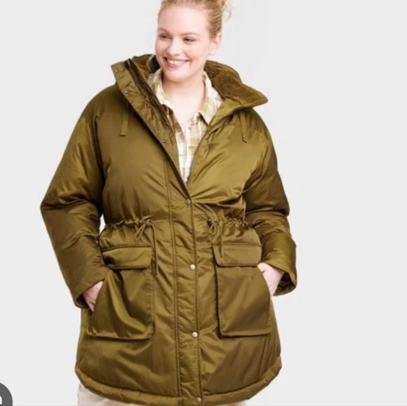 Universal Thread Olive Green Jacket - Picture 3 of 8